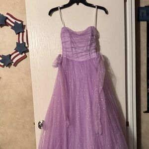 Windsor Lavender Sparkle Prom Dress